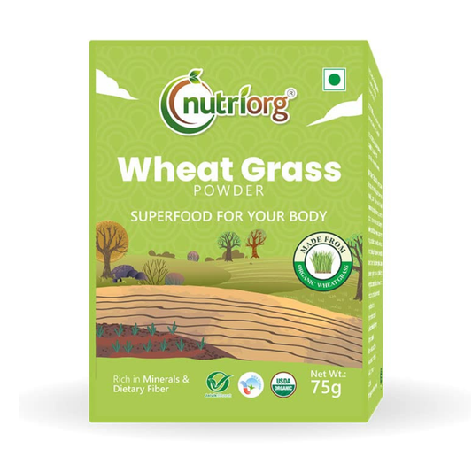 Nutriorg Certified Organic Wheatgrass powder 75g