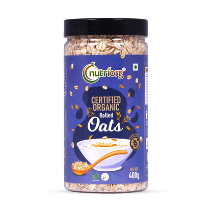 Nutriorg Certified Organic Rolled Oats 400g