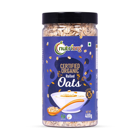 Nutriorg Certified Organic Rolled Oats 400g