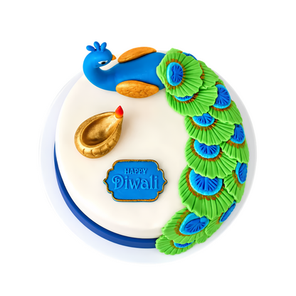 1kg Peacock cake