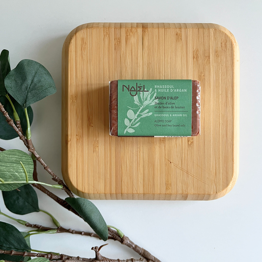 Najel Natural Aleppo Soap Ghassoul & Argan Oil