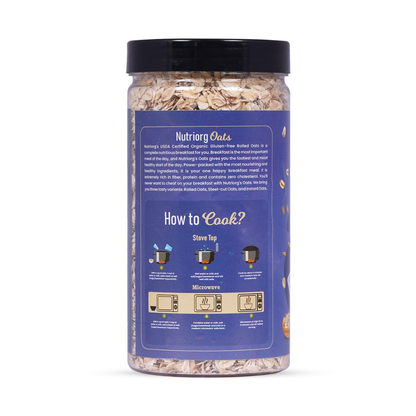 Nutriorg Certified Organic Rolled Oats 400g