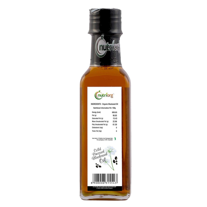 Nutriorg Certified Organic Black Seed Oil 100ml