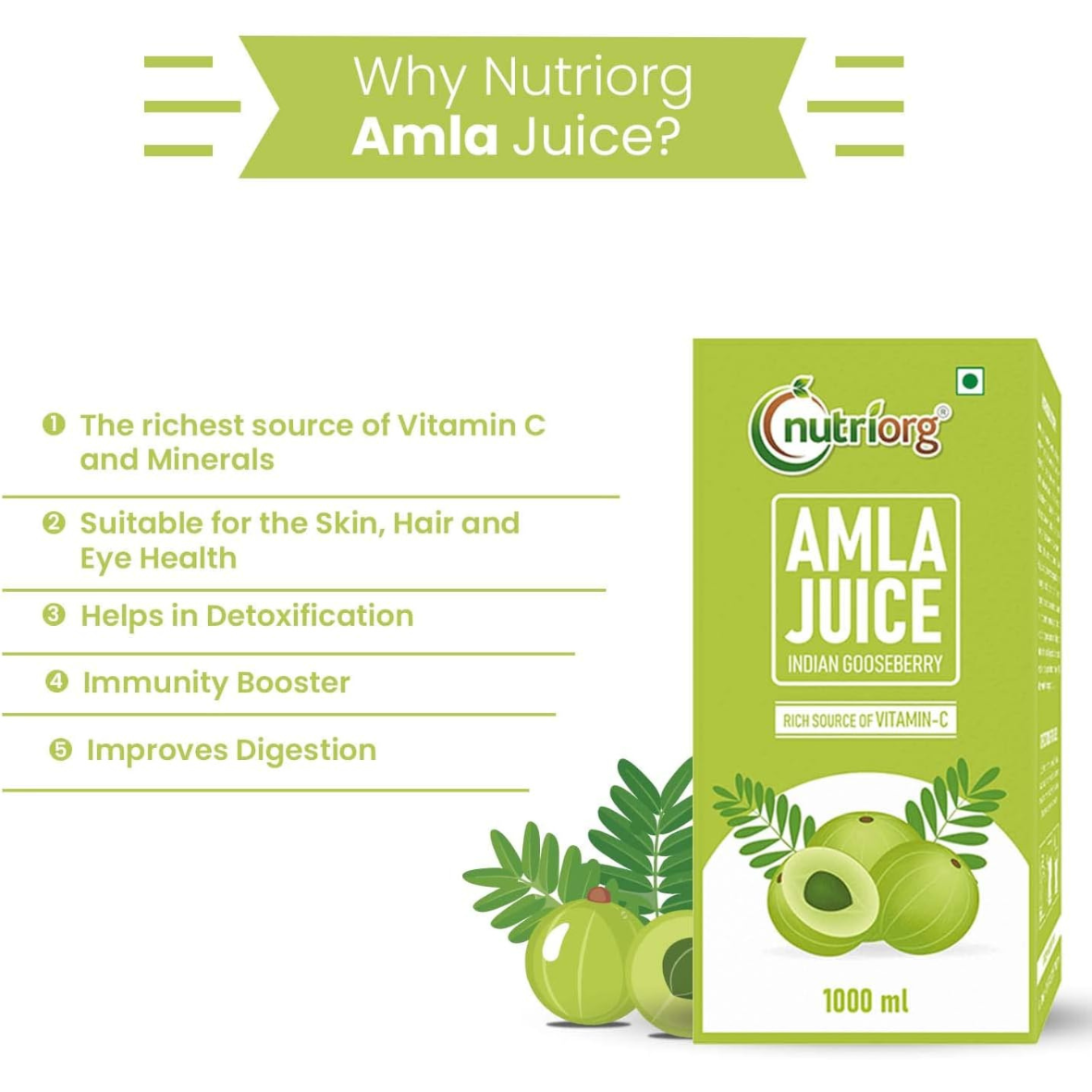 Nutriorg Amla Juice 1000ml