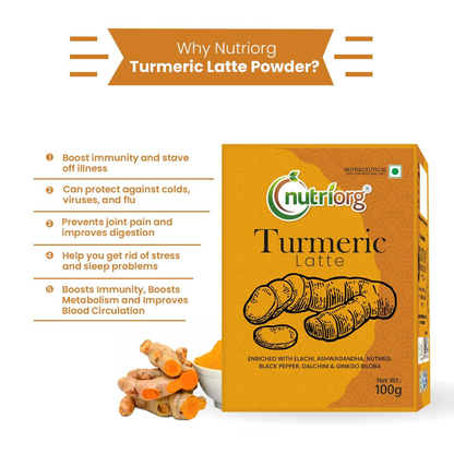 Nutriorg Certified Organic Turmeric Latte 100g