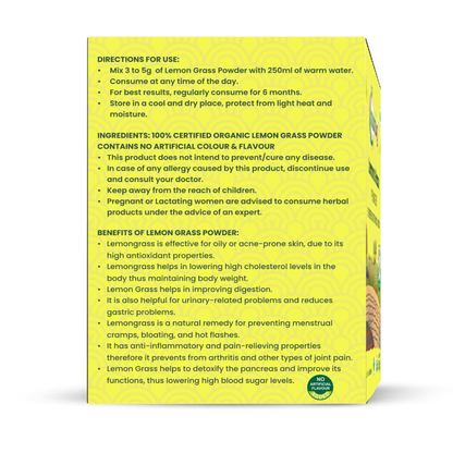 Nutriorg Lemon Grass Powder 100g