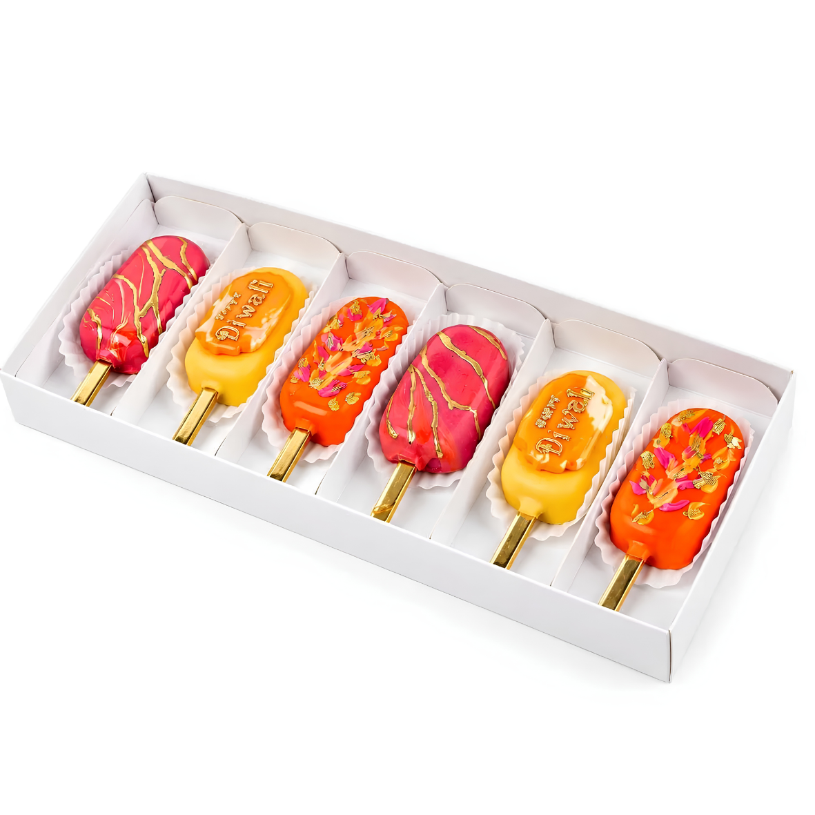 Diwali Cakesicles Gift Box of 6