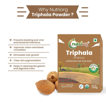 Nutriorg Triphala Powder 150g