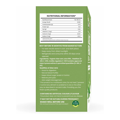 Nutriorg Aloe vera Juice 1000 ml
