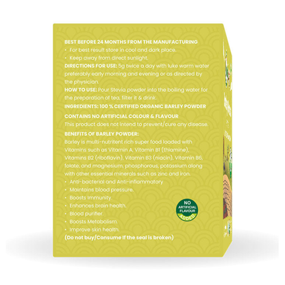 Nutriorg Certified Organic Barley Powder 75g