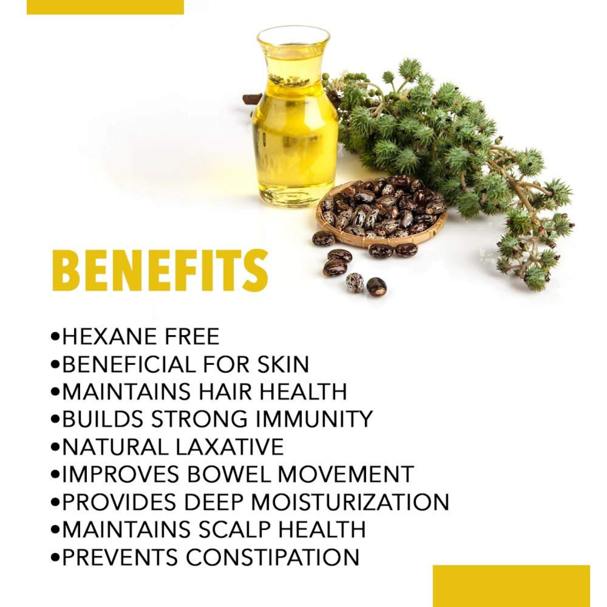 Nutriorg Certified Organic Castor Oil 100ml