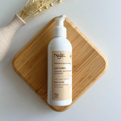 Najel Organic Body Lotion with Natural Tiare Flower