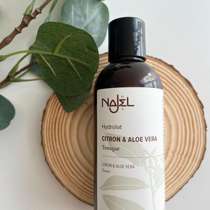 Najel Organic Hydrolate Face Toner Lemon & Aloe Vera