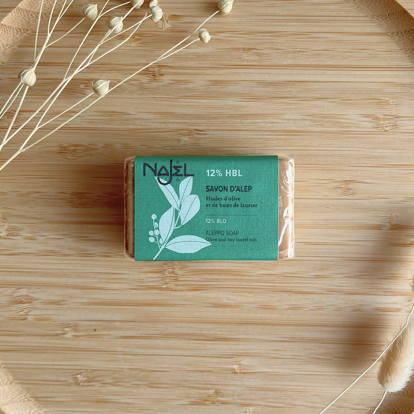 Najel Natural  Aleppo Soap Olive & Bay Laurel Oils (12% BLO)
