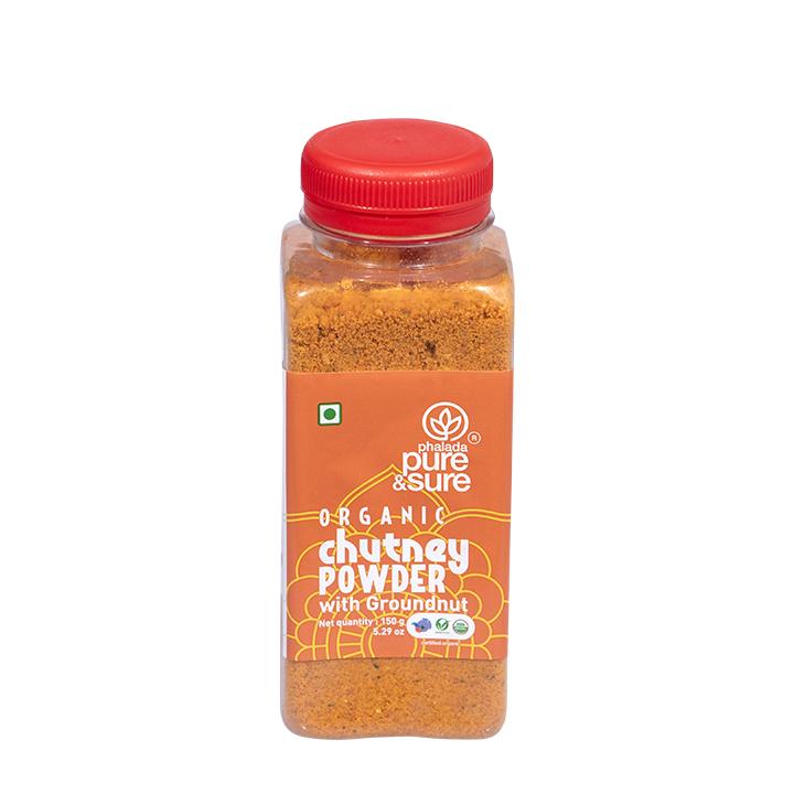 Organic Chutney Powder With Ground Nut 150gm