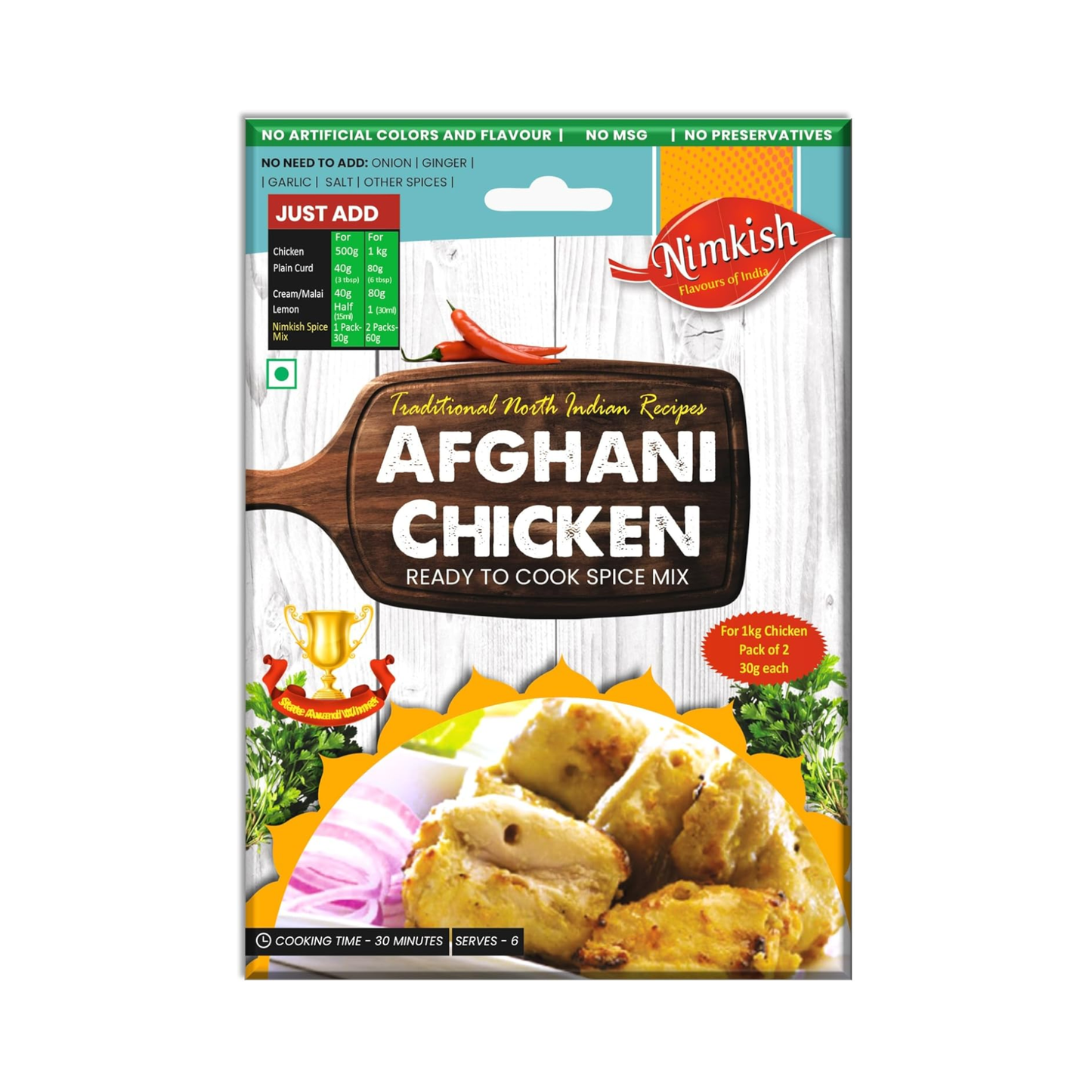 Nimkish Afghani Chicken-60g