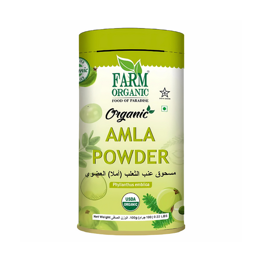 Farm Organic Gluten Free Amla Powder -  100g