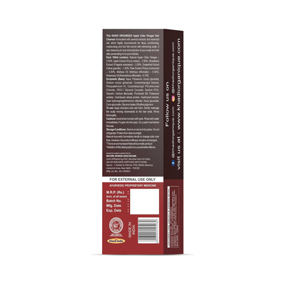Khadi Organique Apple Cider Vinegar Hair Cleanser 200ml