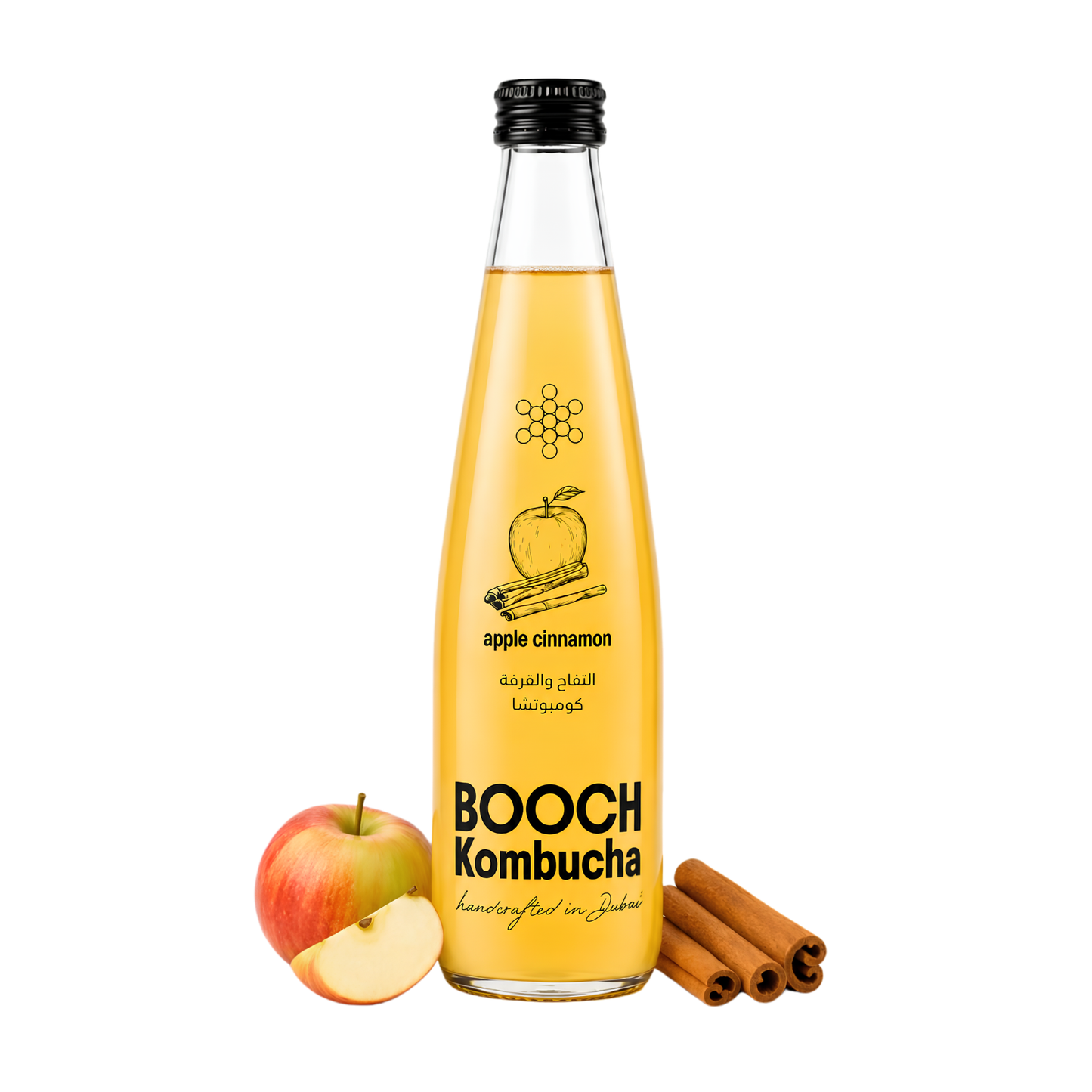 Kombucha (Apple Cinnamon)-300ml Pack Of 6
