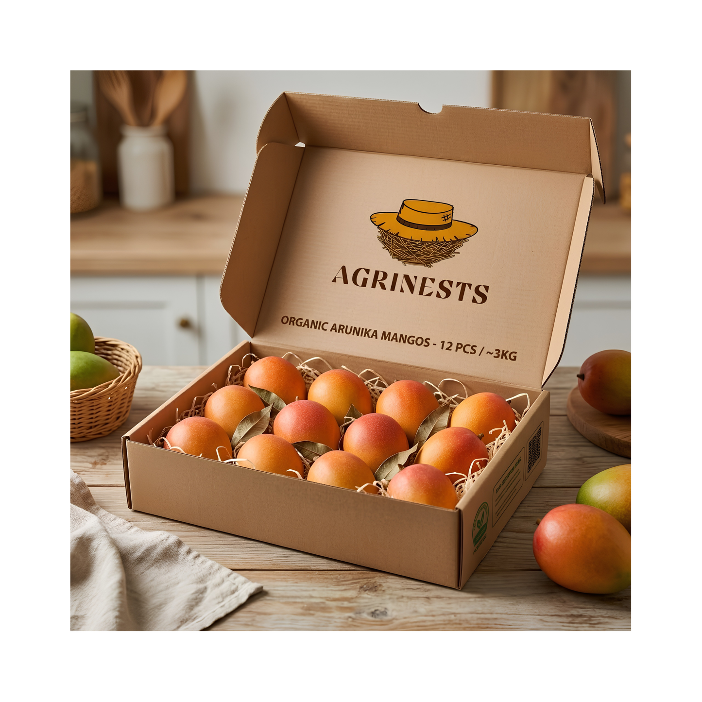 Organic Arunika Mango 3kg(Approx)