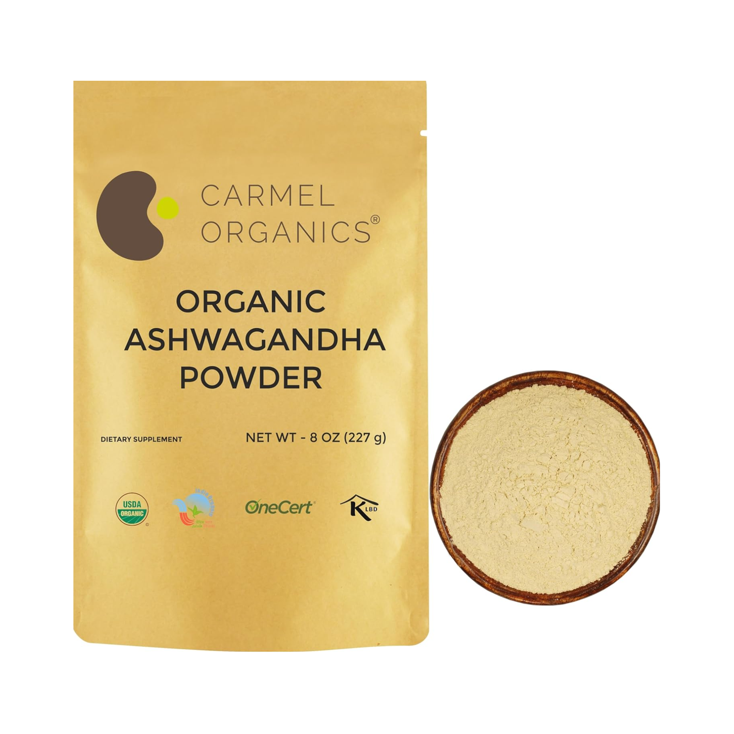 Carmel Organics Ashwagandha Powder 227g