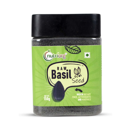 Nutriorg Basil Seeds (Reduces Body Heat) 150g