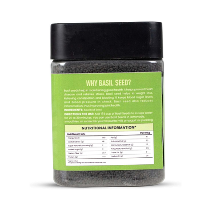 Nutriorg Basil Seeds (Reduces Body Heat) 150g