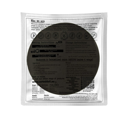 Black Sesame Wrap with Pea Protein – 2gms Net Carbs | Gluten free | Pack of 4