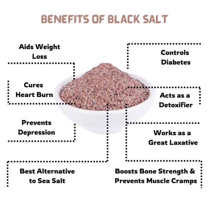 Natural Black Salt 500gm