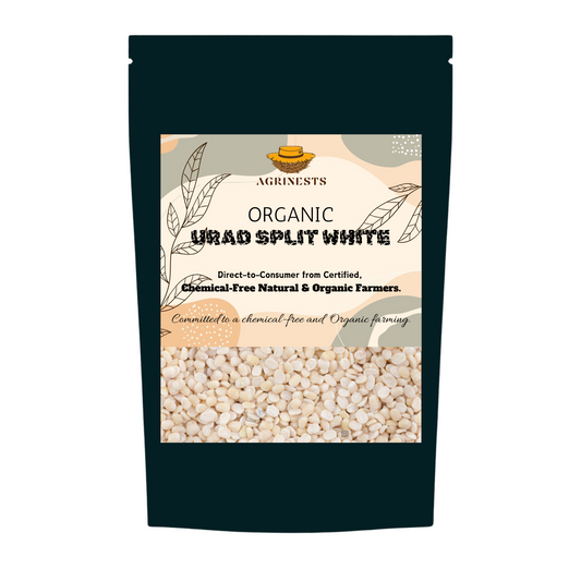 Organic Urad Split White 500g