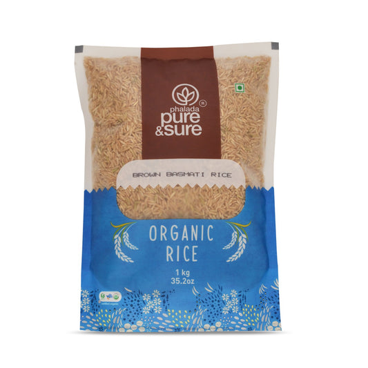 Organic Basmati Rice - Brown 1 kg