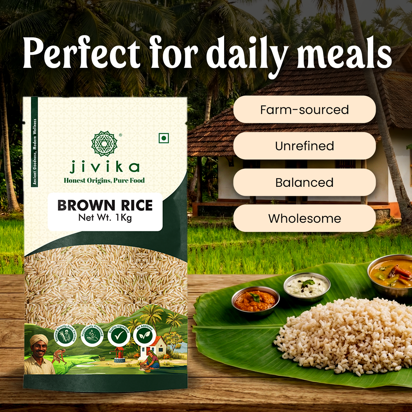 Jivika Brown Rice 1kg
