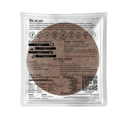 Buckwheat Pizza Crust – 14.3gms Dietary Fiber | Gluten Free | Pack of 2