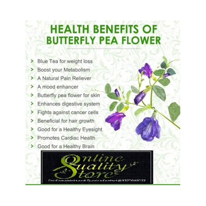 Online Quality Store Butterfly Pea Flower Tea-100g