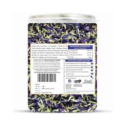 Online Quality Store Organic Butterfly Pea Flower Tea-50g