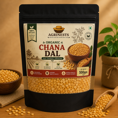 Organic Chana Dal 500gm