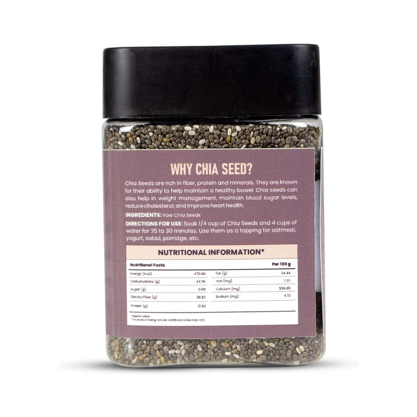 Nutriorg Raw Chia Seed 150g