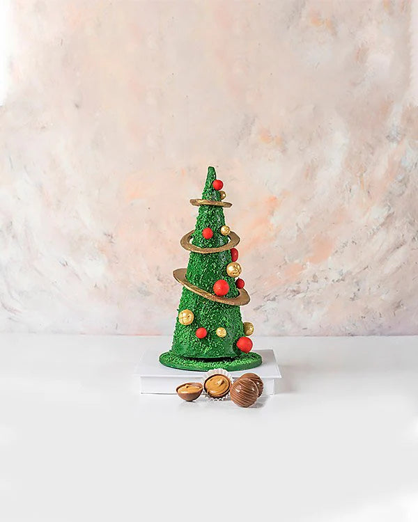 Chocolate Green Christmas Tree 500g