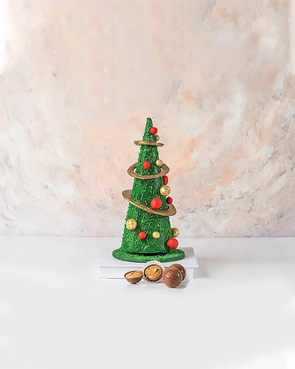 Chocolate Green Christmas Tree 500g