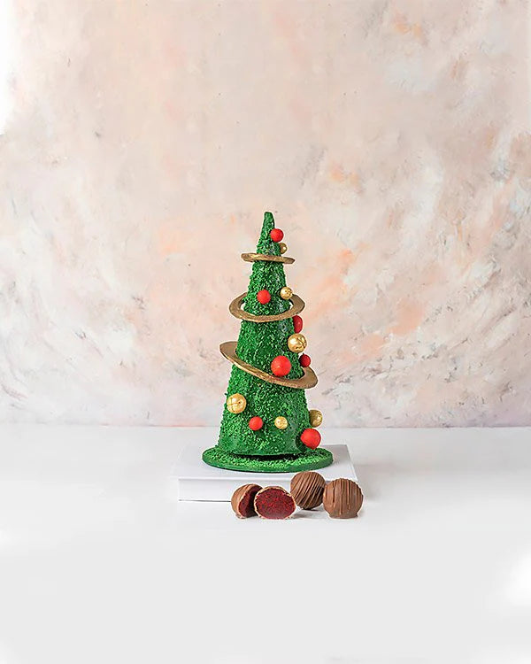 Chocolate Green Christmas Tree 500g