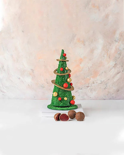 Chocolate Green Christmas Tree 500g