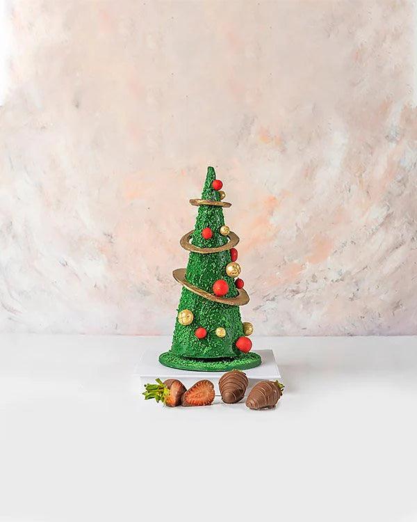 Chocolate Green Christmas Tree 500g
