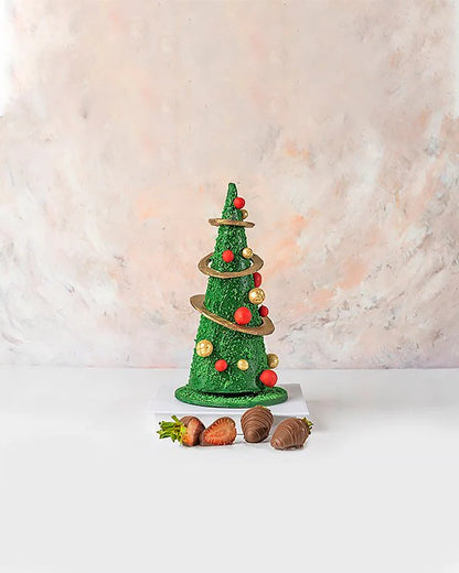 Chocolate Green Christmas Tree 500g