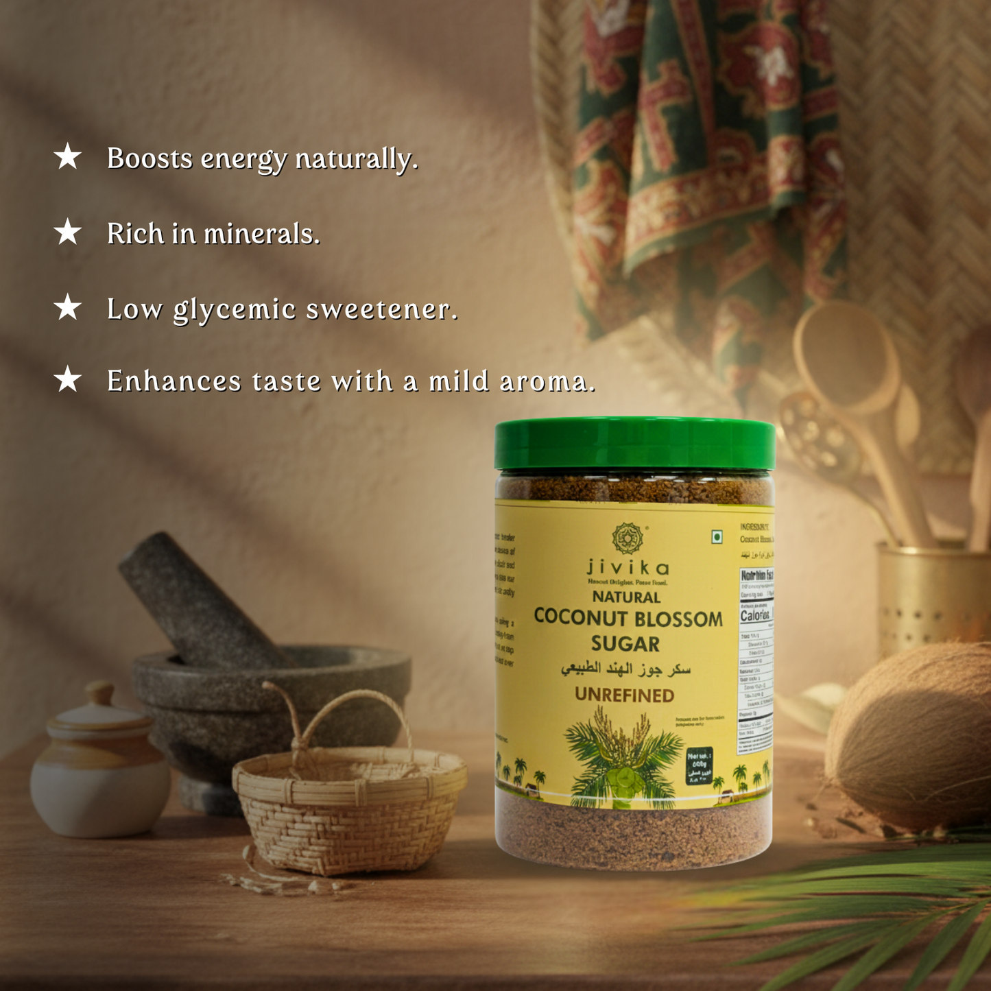Jivika Coconut Blossom Sugar 650g