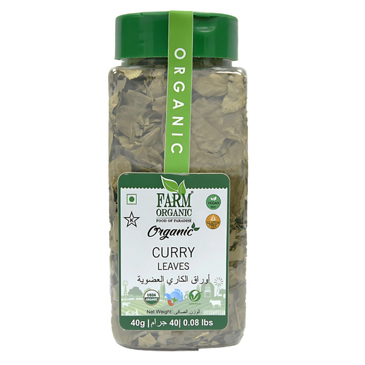 Farm Organic Gluten Free Curry Leaves - 40gm