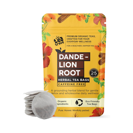 Dandelion 25pcs Round tea bags pouch