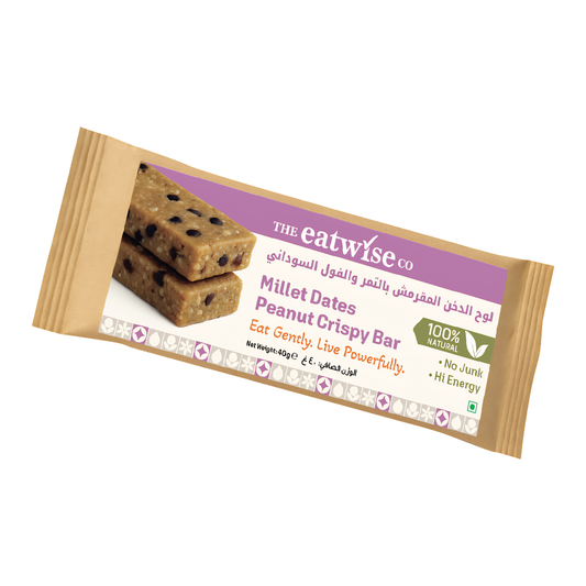 Millet Dates Peanut Crispy Bar 40g