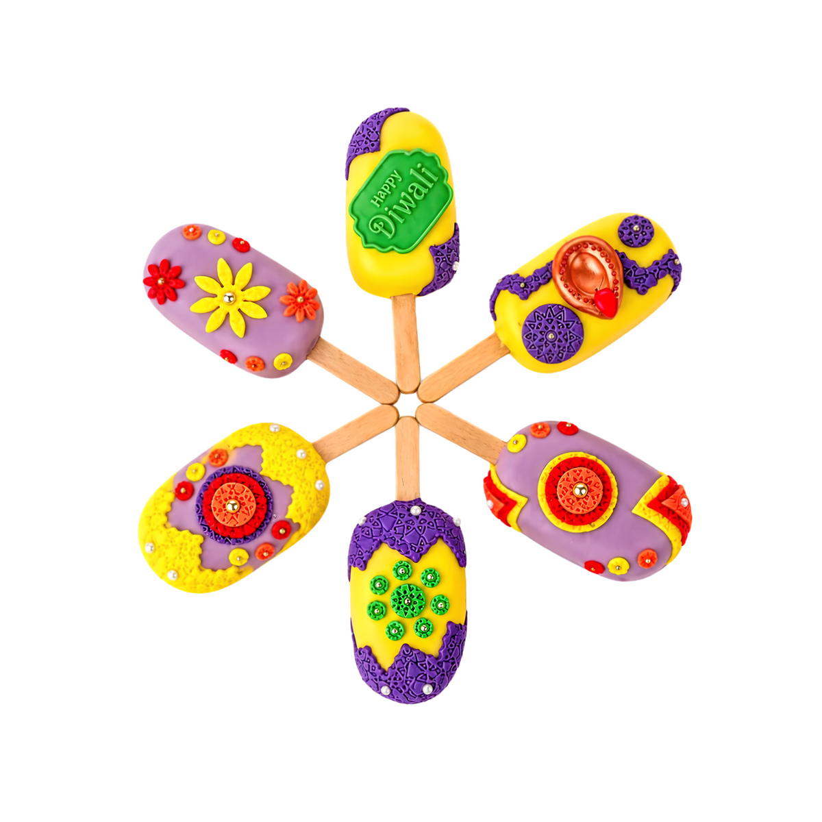 Diwali Cakesicles