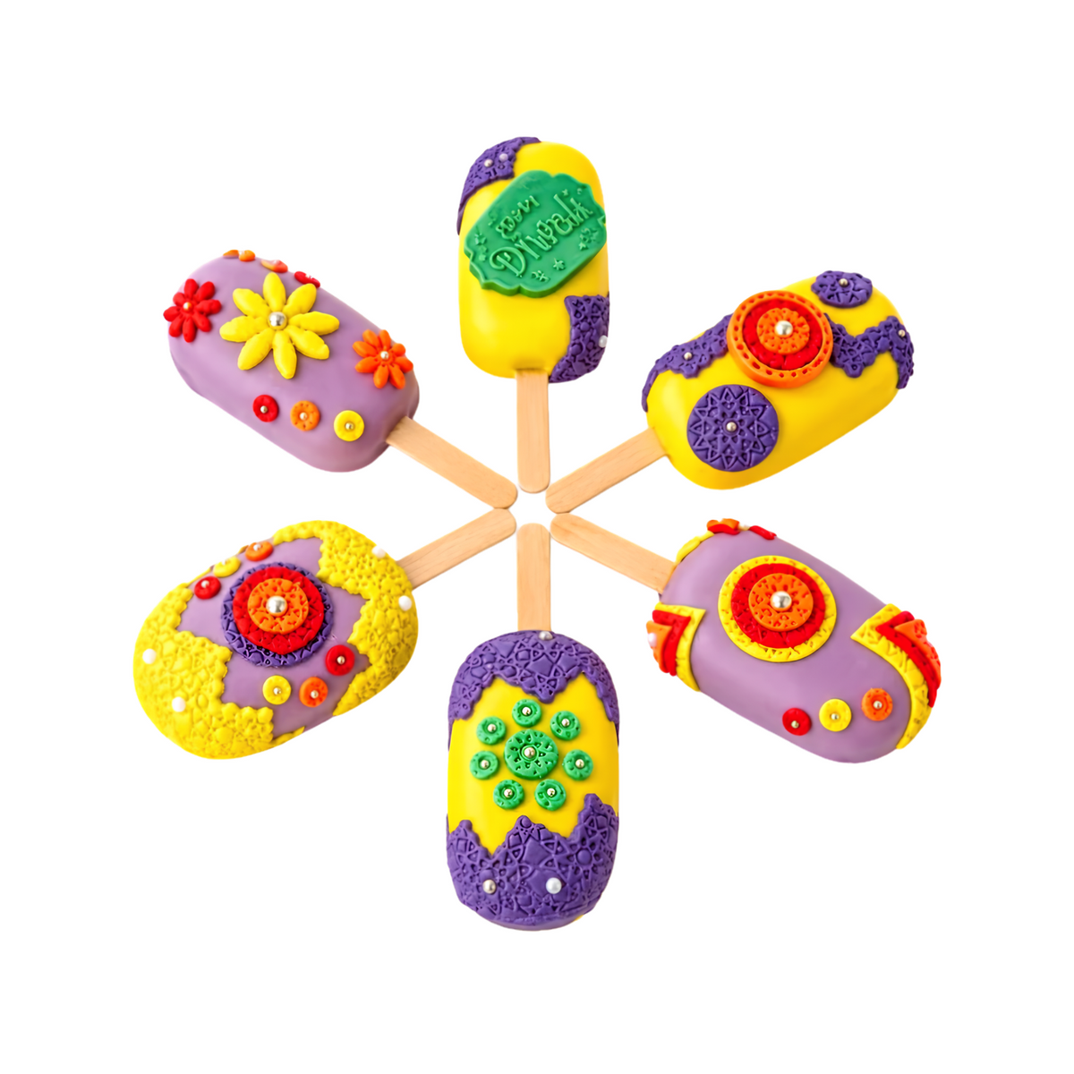 Diwali Cakesicles