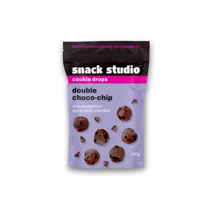 Snack Studio Double Choco-chip Cookie Drops 180g